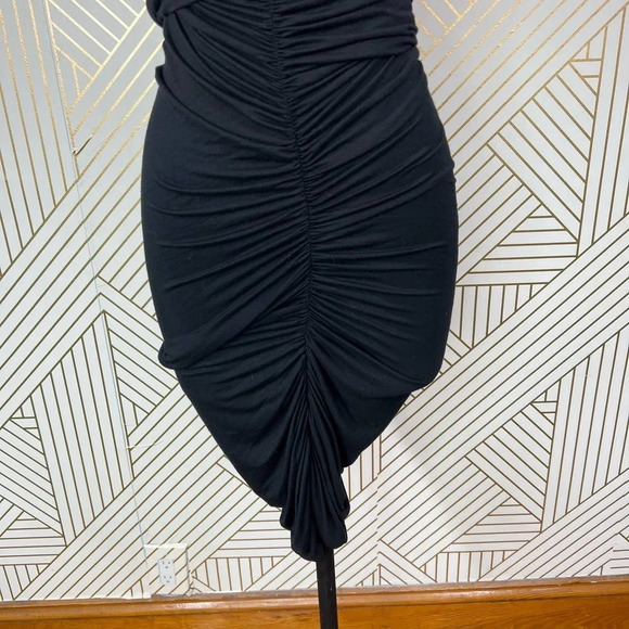 Rachel Pally Black‎ Ruched Shirred Bodycon Tank Dress Size Small - Picture 6 of 13